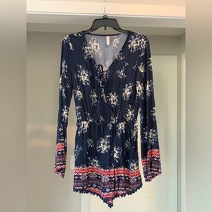 Long sleeve romper
